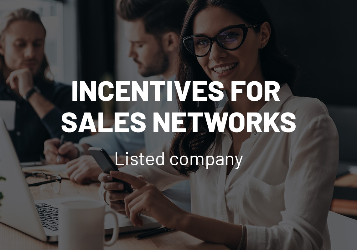 Incentives for sales networks