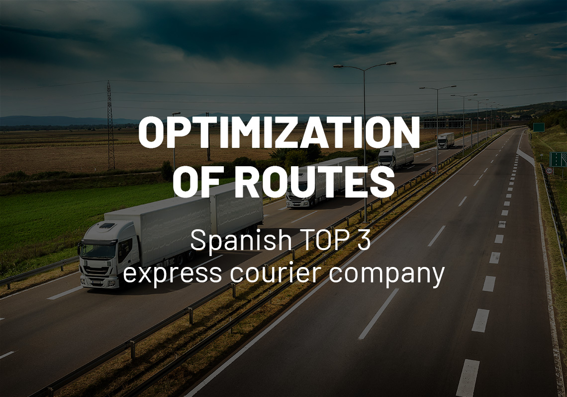 Optimization of routes